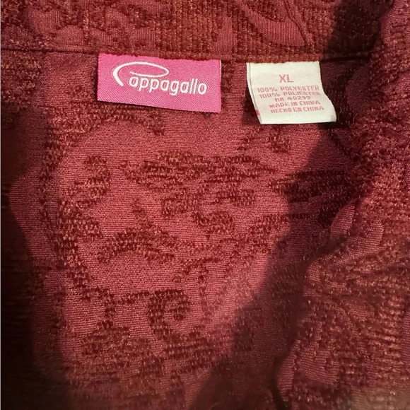 Pappagallo Casuals Womens XL Red Jacket - Picture 2 of 3